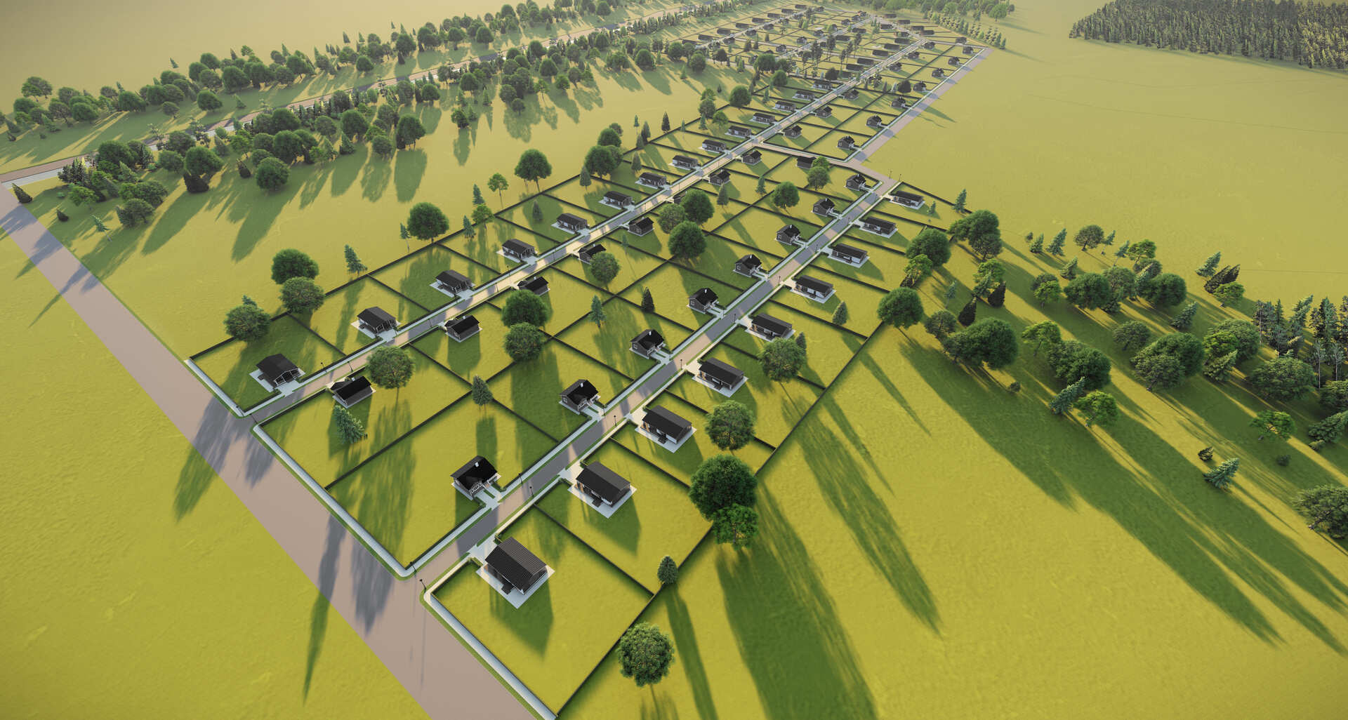 фото деревни Иванцево на берегу канала Волга-Уводь рядом с Уводьским водохранилищем близ города Иваново