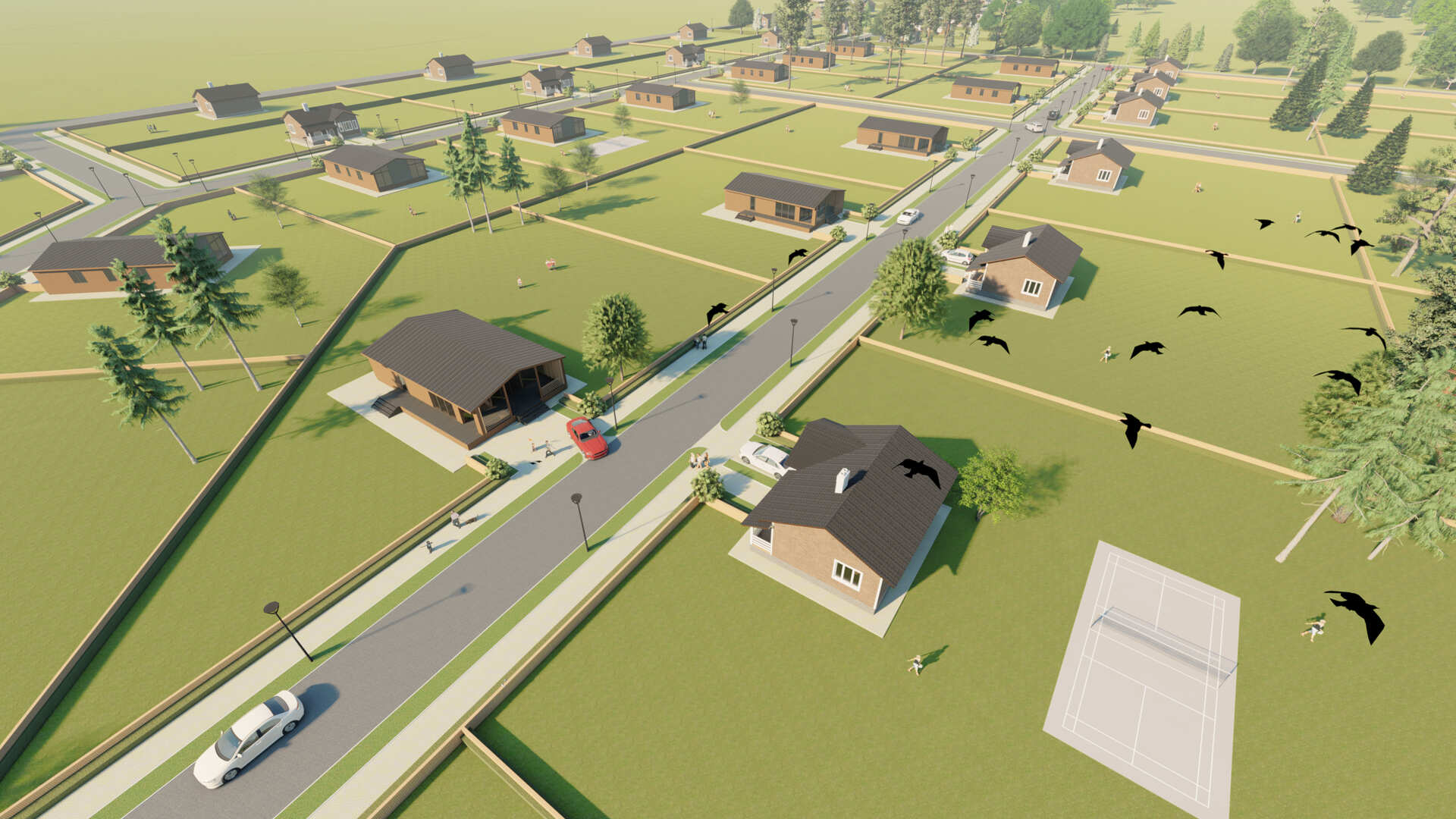 фото деревни Иванцево на берегу канала Волга-Уводь рядом с Уводьским водохранилищем близ города Иваново