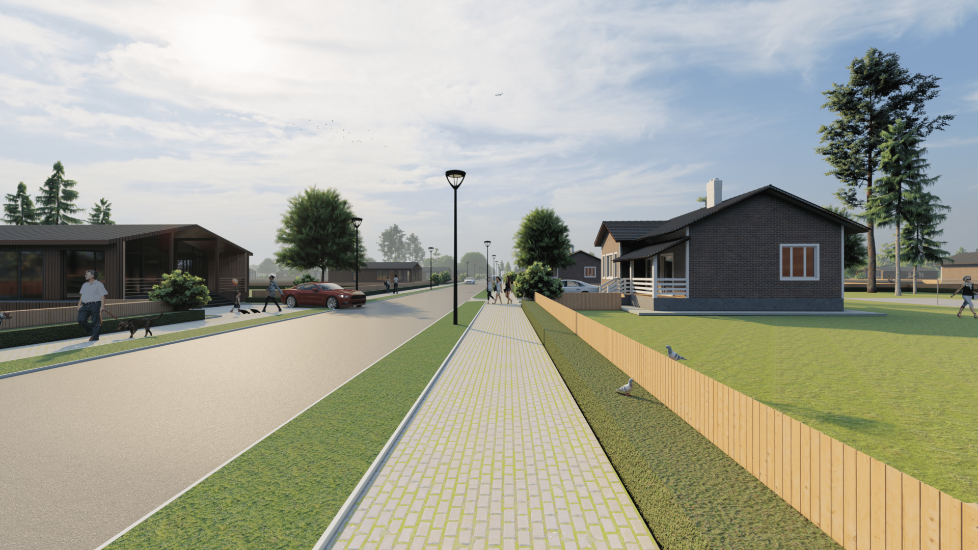 фото деревни Иванцево на берегу канала Волга-Уводь рядом с Уводьским водохранилищем близ города Иваново